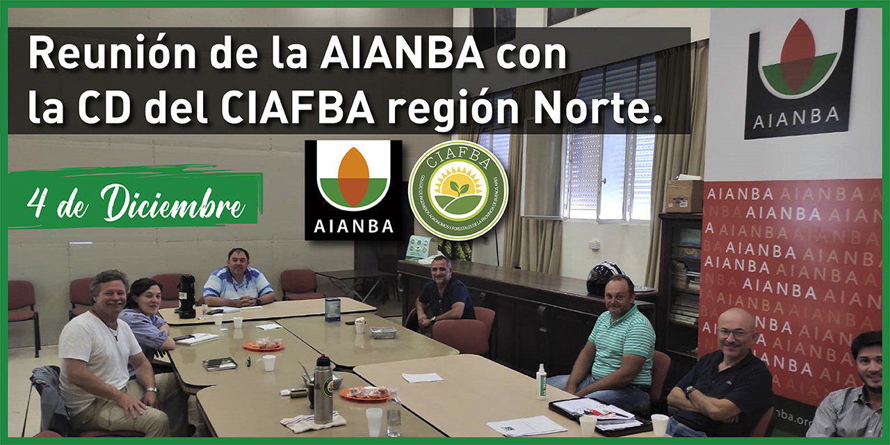 Reunión de la AIANBA con la CD del CIAFBA región Norte.